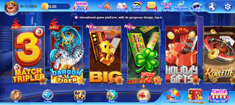 SugarSweeps Mobile Casino Interface